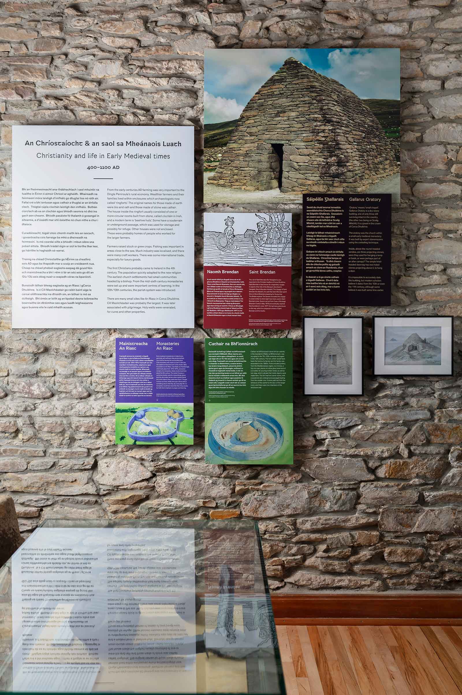 Christian Interpretive panels-at Dingle Peninsula Museum