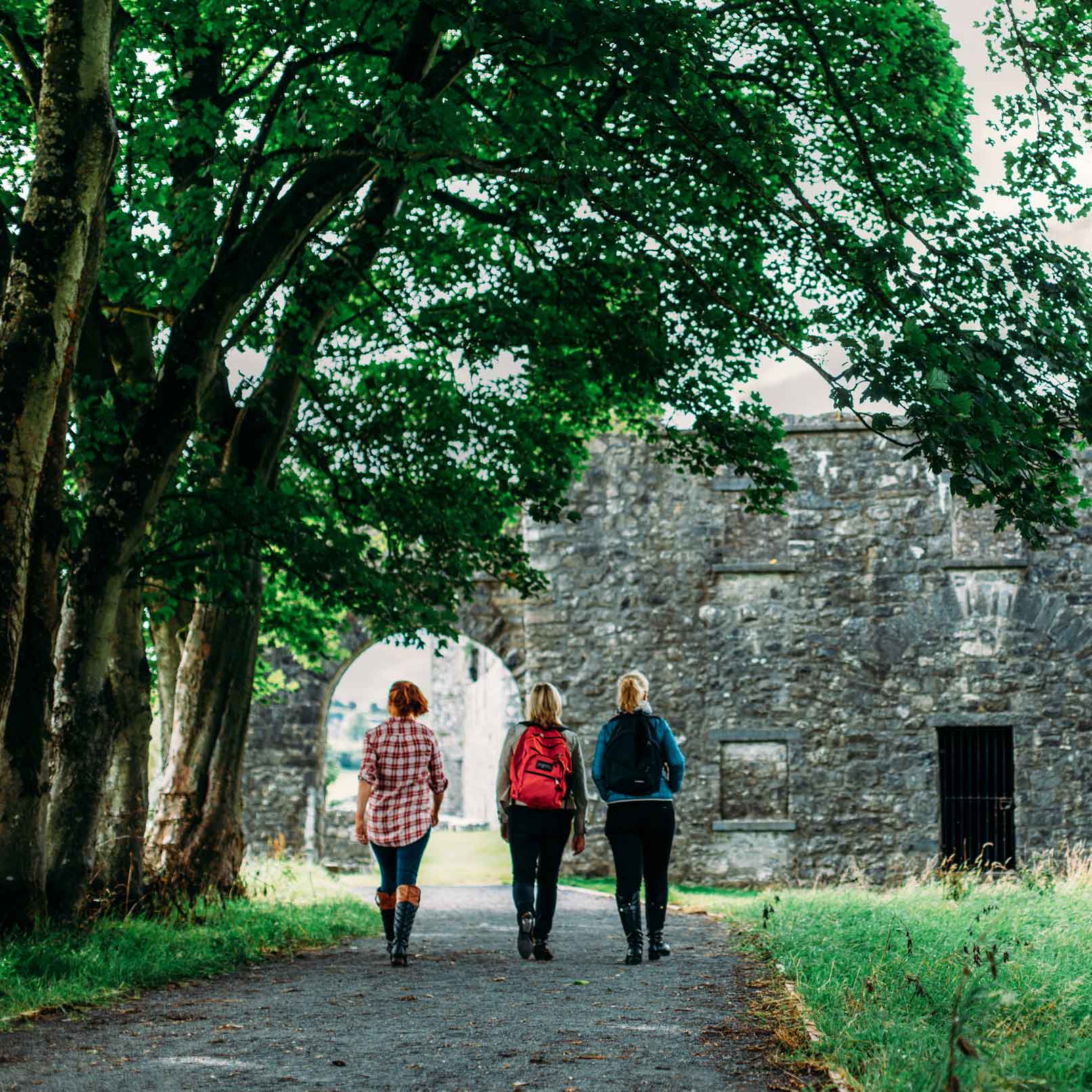 Visitors to Fore Abbey